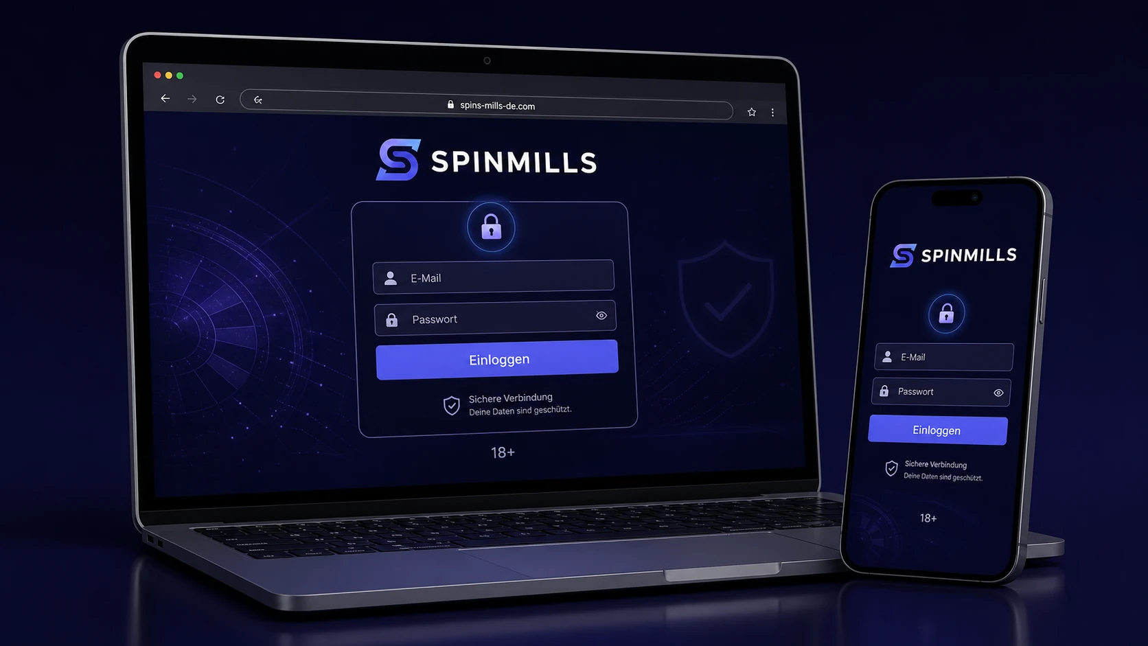 So gelangen Sie zum Spinmills Login
